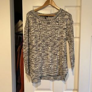 Black and white sweater